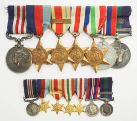 Großbritannien: Ordenschnalle eines Hauptmann der Royal Engineers- Militär Medaille.