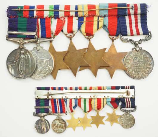 Großbritannien: Ordenschnalle eines Hauptmann der Royal Engineers- Militär Medaille. - фото 2