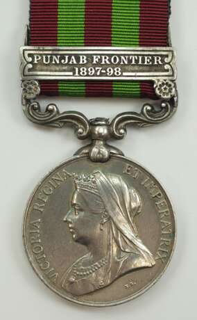 Großbritannien: Allgemeine Indien Einsatz Medaille, mit Spange PUNJAB FRONTIER 1897-98. - photo 1