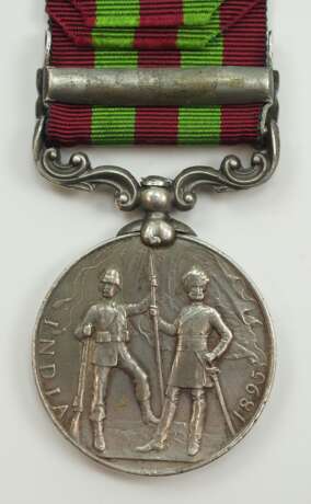 Großbritannien: Allgemeine Indien Einsatz Medaille, mit Spange PUNJAB FRONTIER 1897-98. - photo 3