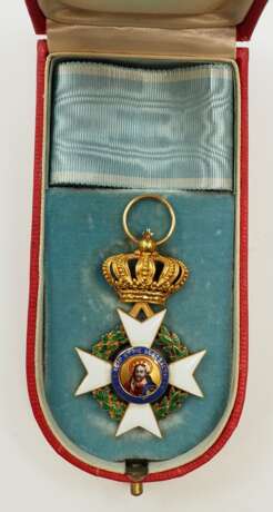 Griechenland: Erlöser Orden, 2. Modell (1863-1974), Offizierskreuz, im Etui. - фото 1