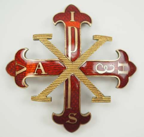 Parma: Heiliger Militärischer Konstantinischer Ritterorden vom heiligen Georg, Brustkreuz der Ritter 1. Klasse. - photo 1