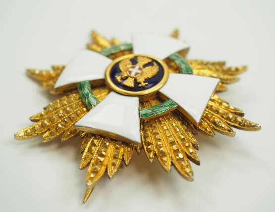 Italien: Orden vom Römischen Adler, 1. Modell (1942-1943), Goldener Großkreuz Stern. - photo 2
