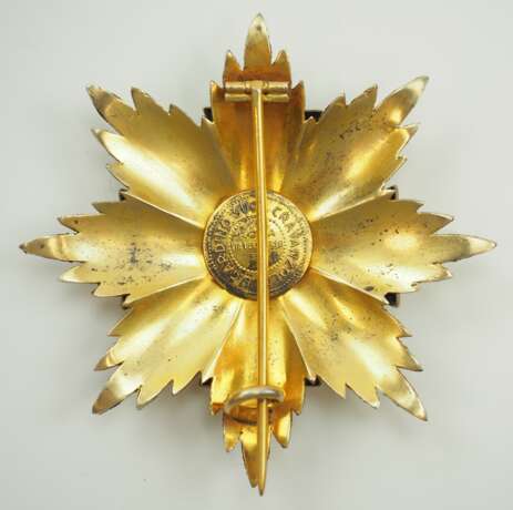 Italien: Orden vom Römischen Adler, 1. Modell (1942-1943), Goldener Großkreuz Stern. - photo 3