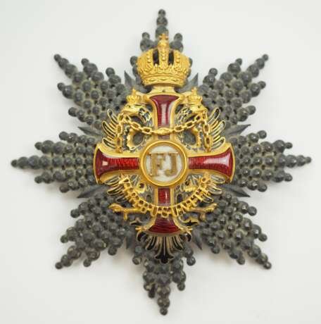 Österreich: Kaiserlich Österreichischer Franz-Joseph-Orden, 1. Typ (1849-1872), Komtur Stern. - Foto 1
