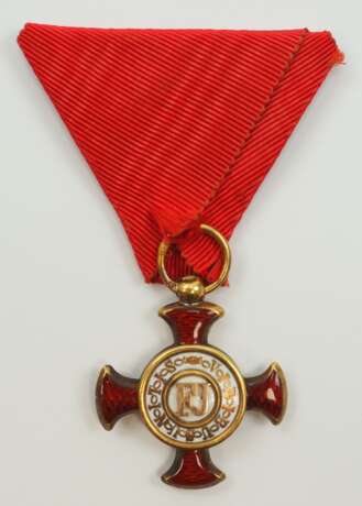 Österreich: Kaiserlich Österreichischer Franz-Joseph-Orden, Goldenes Verdienstkreuz - Braun. - photo 1