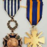 Portugal: Militär-Verdienstmedaille, Bronze und Marine Verdienstkreuz. - Foto 2
