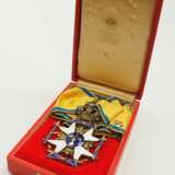 Schweden: Königlicher Schwert-Orden, 2. Modell, 2. Typ (1920-1951), Komturkreuz, im Etui. - photo 3