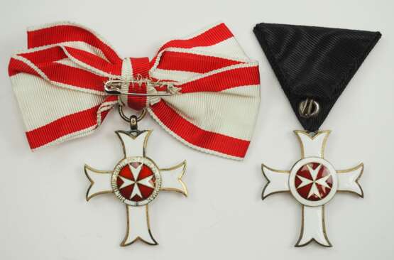 Vatikan: Malteser Verdienstorden, Verdienstkreuz - 2 Exemplare. - photo 3