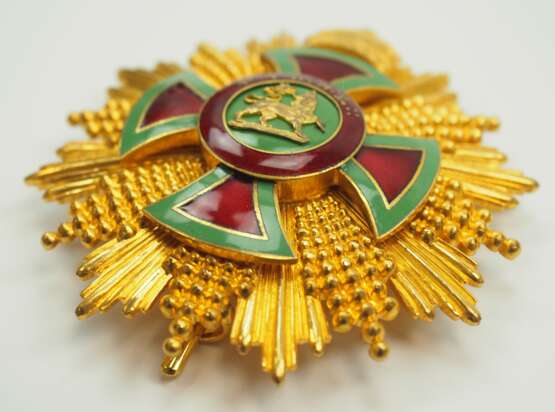 Äthiopien: Orden Kaiser Menelik II., Großoffiziers Bruststern. - photo 2