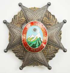 Ecuador: Nationaler Verdienstorden, 2. Modell (ab 1937), Großkreuz Stern.
