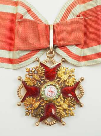 Russland: Kaiserlicher und Königlicher Orden vom heiligen Stanislaus, 2. Modell, 2. Typ (ca. 1841-1917), 2. Klasse. - Foto 1
