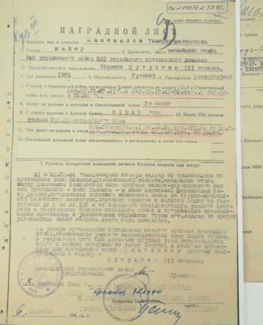 Sowjetunion: Kutuzov-Orden, 3. Klasse - Oberst und Stabschef. - фото 3