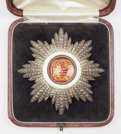 Sansibar: Orden des Strahlenden Stern, 7. Modell (Sultan Alis II. bin Hamud - 1902-1911), 2. Klasse, im Etui. - photo 1