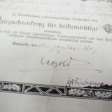 Lippe-Detmold: Nachlass des Leutnant d.R. und Adjutanten des I. Batl. Res. Inf. Rgt. 210. - photo 2
