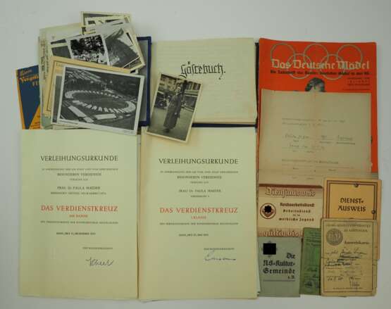 Weiblicher RAD: Nachlass einer Stabsführerin. - photo 1