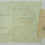 Schleswig-Holstein: Verleihungsurkunden Lot. - photo 1