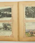 Cartes postales. Deutsches Reich: Postkartenalbum eines Diplomaten - Asien.