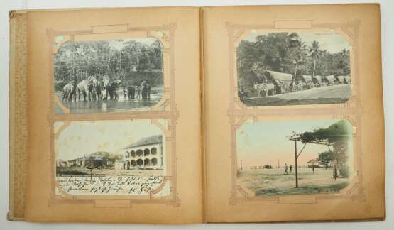 Deutsches Reich: Postkartenalbum eines Diplomaten - Asien. - photo 4