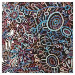 `Vaughan Springs Dreaming Pikilyi` Aboriginal Painting by Faye Nangala Hudson