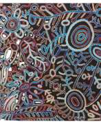 Overview. `Vaughan Springs Dreaming Pikilyi` Aboriginal Painting by Faye Nangala Hudson