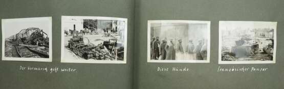 Wehrmacht: Fotoalbum eines Unteroffiziers im Bau-Bataillon 25 - Frankreichfeldzug. - photo 1