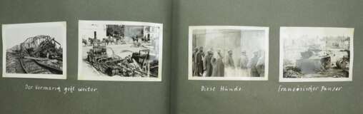 Wehrmacht: Fotoalbum eines Unteroffiziers im Bau-Bataillon 25 - Frankreichfeldzug. - photo 1