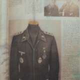 Wehrmacht: Schwarze Panzerjacke eines Oberleutnant der Panzertruppe der Division "Großdeutschland". - photo 9