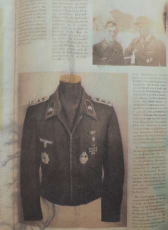 Wehrmacht: Schwarze Panzerjacke eines Oberleutnant der Panzertruppe der Division "Großdeutschland". - photo 9