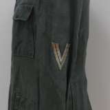 Wehrmacht: Drillichfeldbluse M 43 für einen Obergefreiten der Gebirgsjäger - Kammerstück. - photo 3