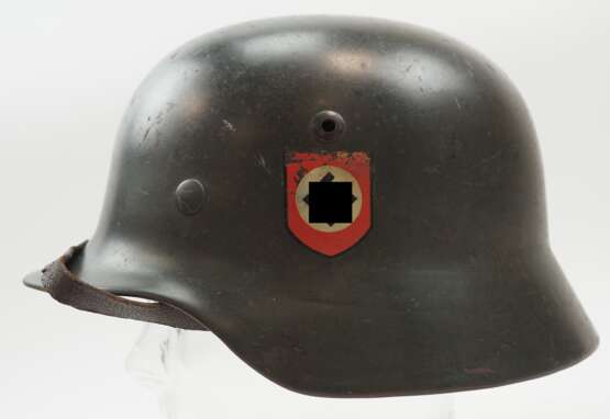 Waffen-SS: Stahlhelm M35 - Doppelemblem. - Foto 2