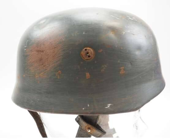 Luftwaffe: Stahlhelm M 38 für Fallschirmjäger. - Foto 4