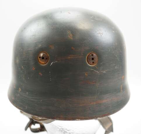 Luftwaffe: Stahlhelm M 38 für Fallschirmjäger. - Foto 6