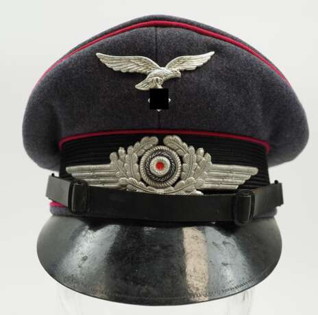 Luftwaffe: Schirmmütze für Mannschaften der Fliegerhorst-Feuerwehr. - photo 2
