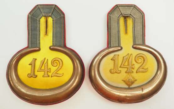 Baden: Paar Epauletten für einen Oberleutnant im 7. Badischen Infanterie-Regiment Nr. 142. - photo 1