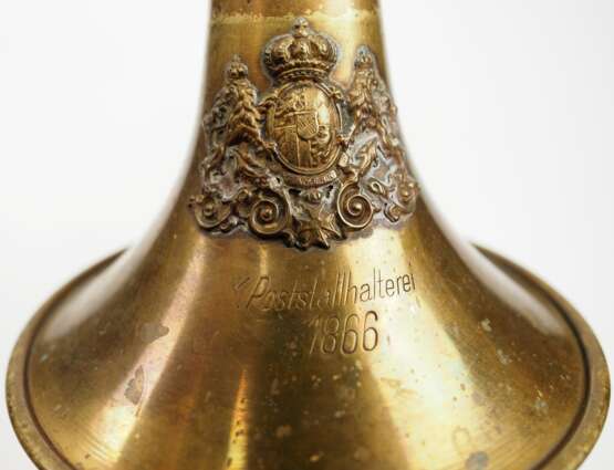 Bayern: Posthorn der Königlichen Bayerischen Poststatthalterei 1866. - фото 2