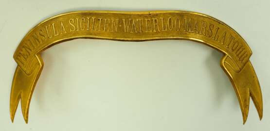 Preussen: Bandeau für die Pelzmütze für Angehörige des Braunschweigischen Husaren-Regiment Nr. 17. - Foto 1