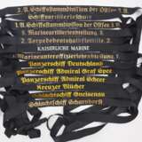 Kaiserliche Marine / Kriegsmarine: Sammlung Mützenbänder - 13 Exemplare. - фото 1