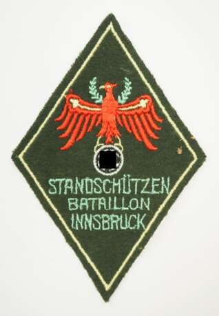 Volksturm: Ärmelabzeichen Standschützen Bataillon Innsbruck. - photo 1