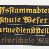 Kriegsmarine: Mützenbänder - 4 Exemplare. - photo 1