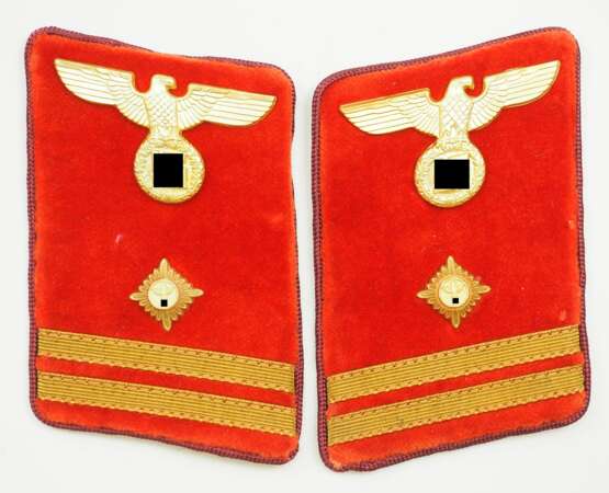 NSDAP: Paar Kragenspiegel für einen Hauptarbeitsleiter in der Gauleitung. - photo 1