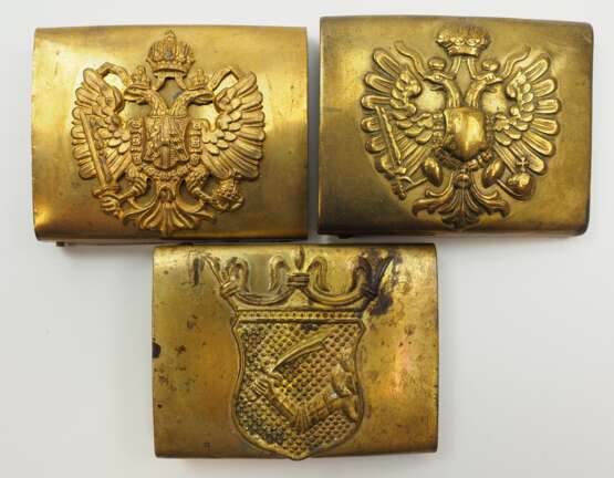 Österreich: Sammlung Koppelschlösser - 3 Exemplare. - photo 1