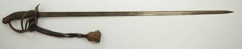 Preussen: Pallasch M1880, für Offiziere im Kürassier-Regiment „Herzog Friedrich Eugen von Württemberg“ (Westpreußisches) Nr. 5. - фото 4