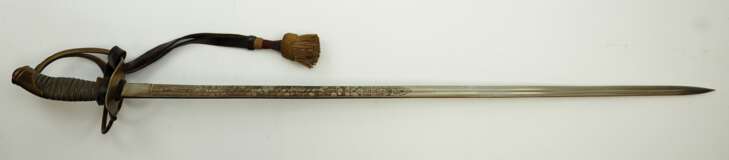 Preussen: Pallasch M1880, für Offiziere im Kürassier-Regiment „Herzog Friedrich Eugen von Württemberg“ (Westpreußisches) Nr. 5. - фото 5