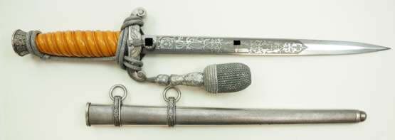 Wehrmacht: Offiziersdolch - Klingenätzung. - photo 4