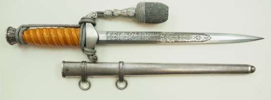 Wehrmacht: Offiziersdolch - Klingenätzung. - photo 5