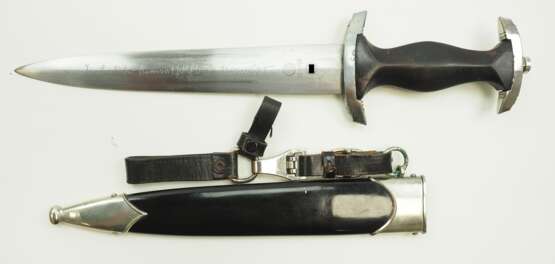 SS: Dienstdolch M33 - RZM 1211/39 SS (E. Pack & Söhne) - Himmlerwidmung. - photo 4