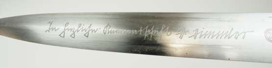 SS: Dienstdolch M33 - RZM 1211/39 SS (E. Pack & Söhne) - Himmlerwidmung. - photo 5