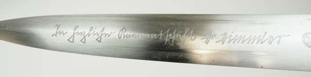 SS: Dienstdolch M33 - RZM 1211/39 SS (E. Pack & Söhne) - Himmlerwidmung. - photo 5