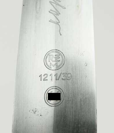 SS: Dienstdolch M33 - RZM 1211/39 SS (E. Pack & Söhne) - Himmlerwidmung. - photo 6